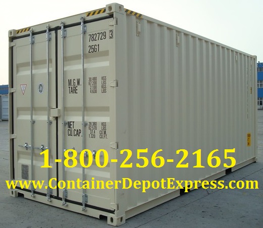 New or used steel storage container for 