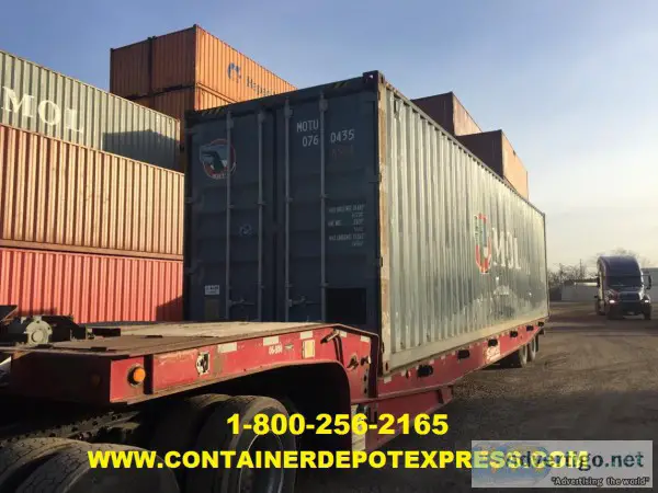 Used steel storage container for