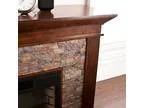 Southern Enterprises Canyon Heights Electric Fireplace Whiskey M