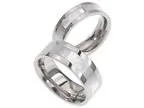 His And Hers Wedding Ring Sets 68mm Titanium Band Mother Of Pear
