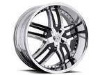20&quot 22&quot 24&quot VCT Lombardi Chrome Black Wheels Cadilla