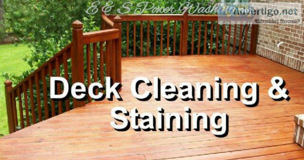 Power washing,   deck cleaning & staining