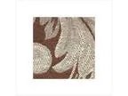 Sure Fit Scroll - Wing Chair Slipcover - Brown (SF36213)