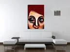 Maxwell Dickson &quotEye Girl&quot Modern Canvas Artwork Wall Ar