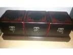 Set of x Wooden Display Boxes with Tray NEW