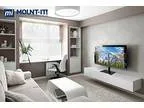 Mount-It Universal Tabletop TV Stand Mount and AV Media Glass Sh