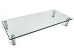 Glass TV Stand LCD LED TV Riser Computer Monitor and Laptop Stan