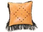 Arizona leather whiskey color 16&quot x 16&quot throw pillow wit