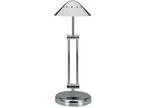 V-LIGHT Halogen Desk Lamp with 3-Point Adjustable Arm Black Chro