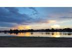 Waterfront walkout lots on a waterski lake close to light rail (