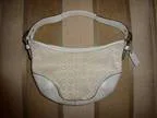 REDUCED COACH Ivory Signature Optic Art Mini Bag (Great Lakes)