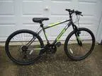 Brand New Huffy 26&quot Men s Bicycle 18 speed Trail Suspension 