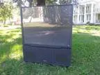free rear-projection big screen TV and entertainment center by c