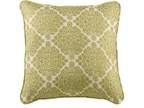 Set of 2 Aville Spring diamond damask design throw pillow