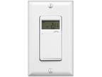 Enerlites HET01-C Programmable Timer Switch for Lights Fans Moto