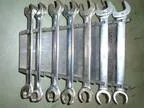 SNAP-ON 7 PIECE SAE. FLARE NUT OPEN END WRENCH SET 38&quot - 34&