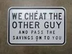 WE CHEAT THE OTHER GUY . . . . (Mukwonago)
