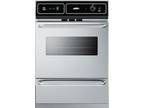 Summit TTM7212BKW 24" Gas Wall Oven with 2.92 Cu. Ft. Oven C