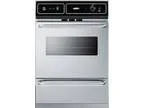 Summit TTM7212BKW 24&quot Gas Wall Oven with 2.92 Cu. Ft. Oven C