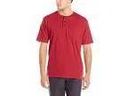 Key Apparel Men s Short-Sleeve Heavyweight Three-Button Henley