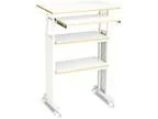 Safco Products 1929GR Muv Stand-Up Adjustable Height Computer Wo