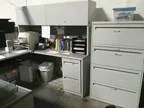 Hon Steel Office Desk and File Cabinets (1320 Chase St. Ste.