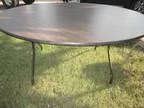 FOLDING TABLES STACK CHAIRS LUMBER on Merkle Drive Sale  (Norman