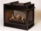 New Empire Vail Premium Vent-Free Natural Gas Peninsula Fireplac