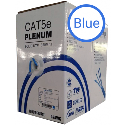 1000ft cat5e plenum bare copper ethernet