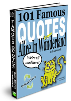 101 quotes from alice in wonderland