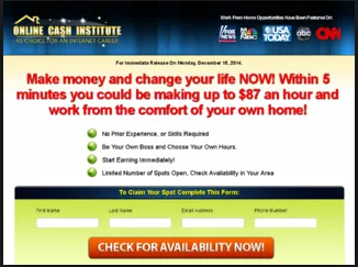 Earn a living from home join the #1 wor
