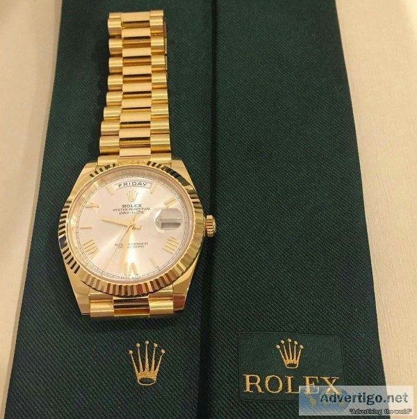 Gold rolex watch