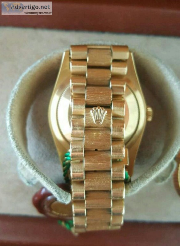 Gold rolex watch