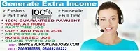 Part time home based offline online data