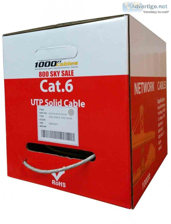 1000ft cat6 plenum cmp cable