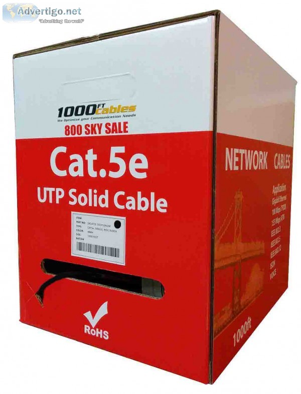 1000ft cat5e plenum cmp cable