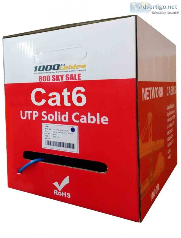 1000ft cat6 plenum cmp cable