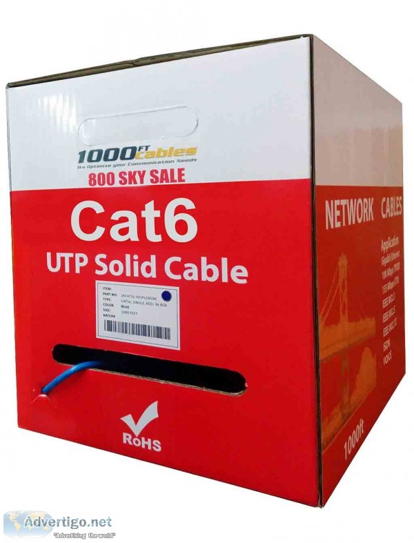 1000ft cat6 plenum cmp cable