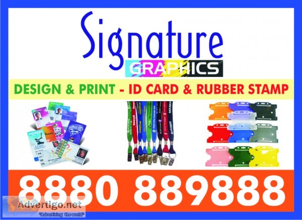 Plastic id cards | printing for rs 25/-
