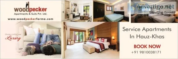 3bhk service apartment in hauz- khas del