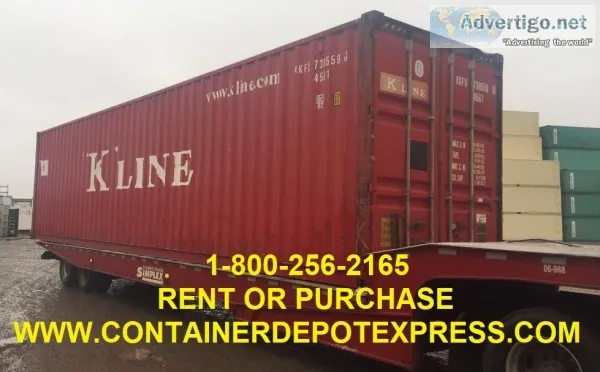 Used steel storage container for rent or