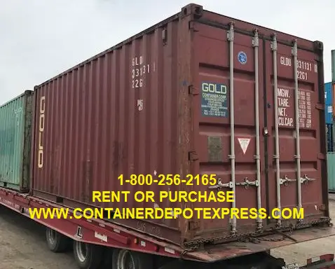 Used steel storage container for rent or