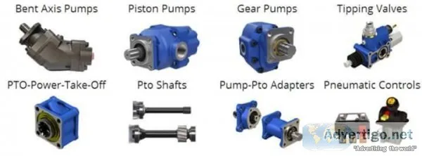 Hydraulic equipments for tipper truck