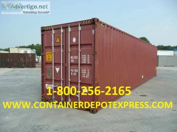 Used steel storage containers 