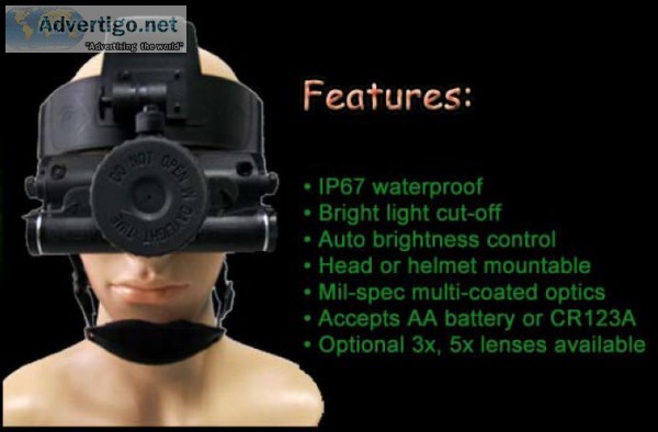 Gen2+ waterproof night vision goggles