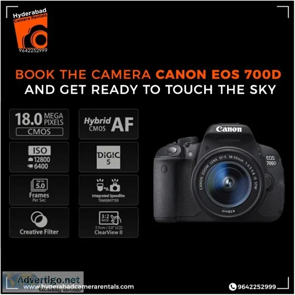 Camera rent in hyderabad