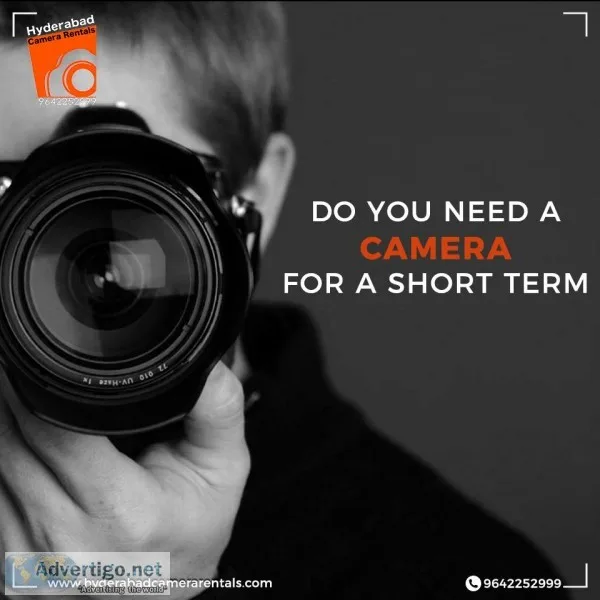 High end camera rentals in hyderabad