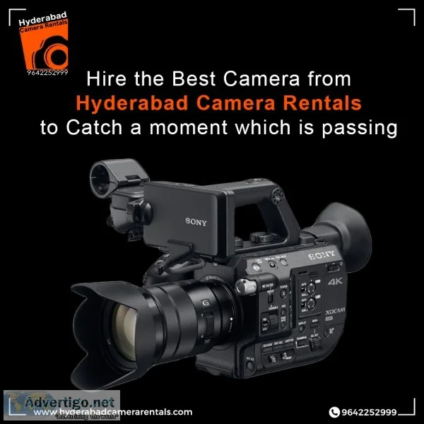 Video camera rental in hyderabad