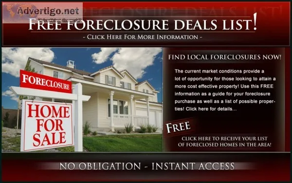 Free foreclosure list