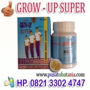 Obat peninggi badan grow up asli super a